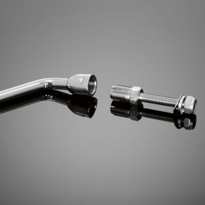 Závitová redukce pro zpětná zrcátka Highway Hawk pro moto HARLEY DAVIDSON, chrom (1ks)